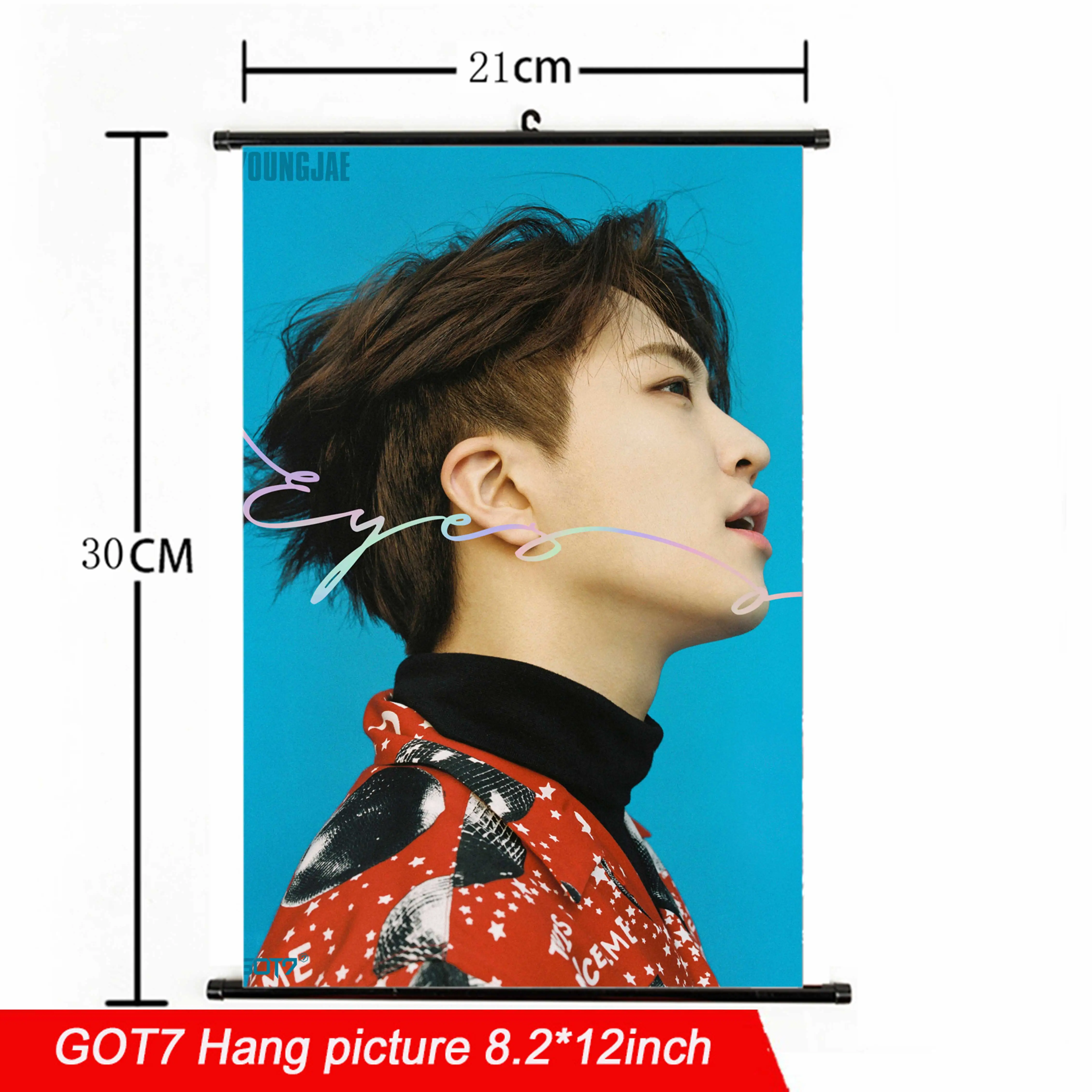 21*30 см Kpop GOT7 повесить плакат ткань высокого качества глаз на вас альбом kpop GOT7 повесить изображение фото плакат для поклонников Коллекция подарков