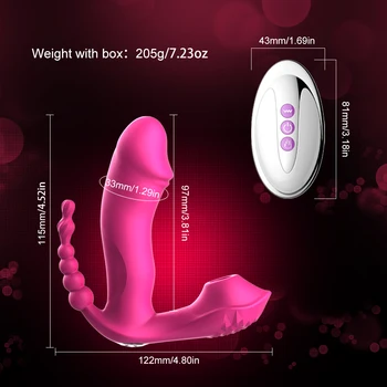 Women's Dildo Butterfly Vibrator Sex Toys for Women Remote Control Bluetooth Vagina Dildo Female Vibrators for Women Couples 4