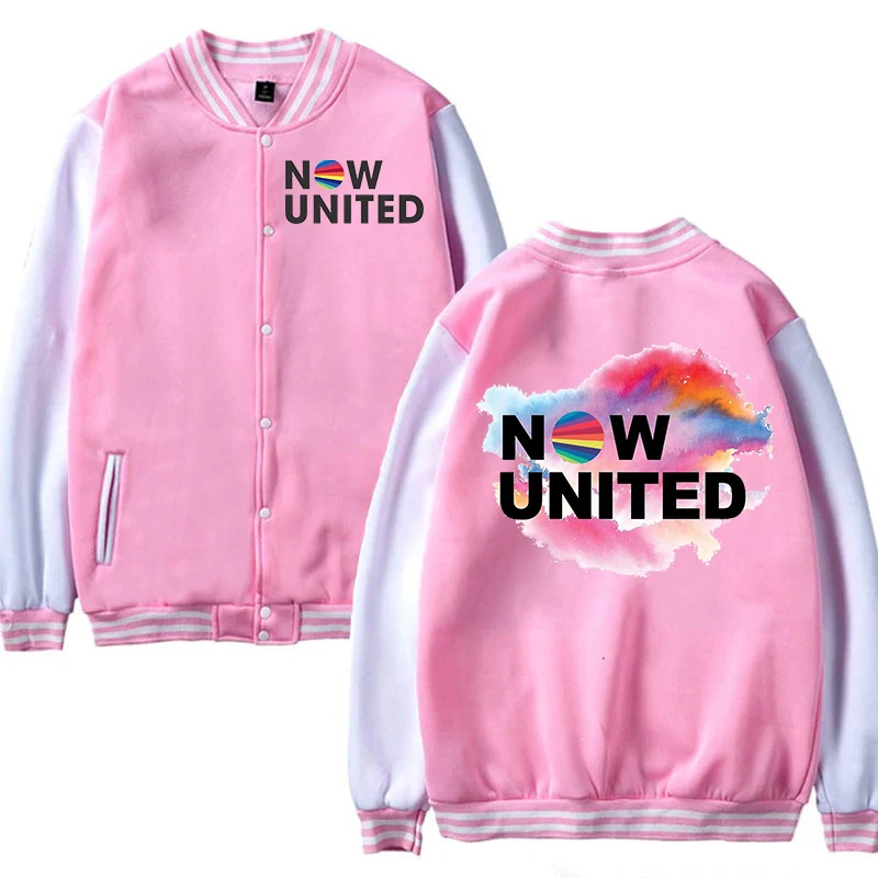 

Winter Jacket Women Now United Trendsetter Women's Winter Jacket Loose Casual Sportswear Tops Girls Teens Cotton Baseball Jersey
