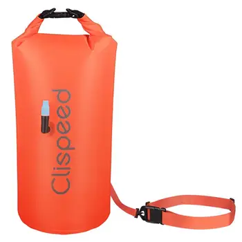 

Multipurpose Swim Buoy Safety Float Storage Bag for Swimmers Triathletes Snorkelers Surfers (Orange)
