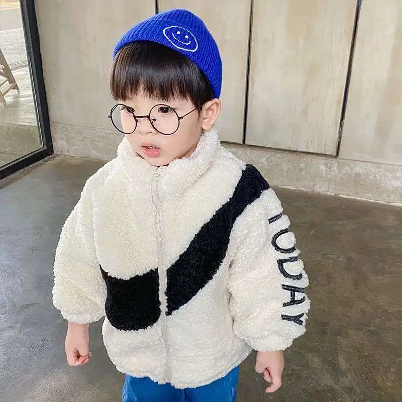 

Infant Girls Boys Hooded Winter Letter Warm Jacket Casual Coat Hoodies For Boy Fall Autumn Clothes Outerwear Baby Christmas Wear
