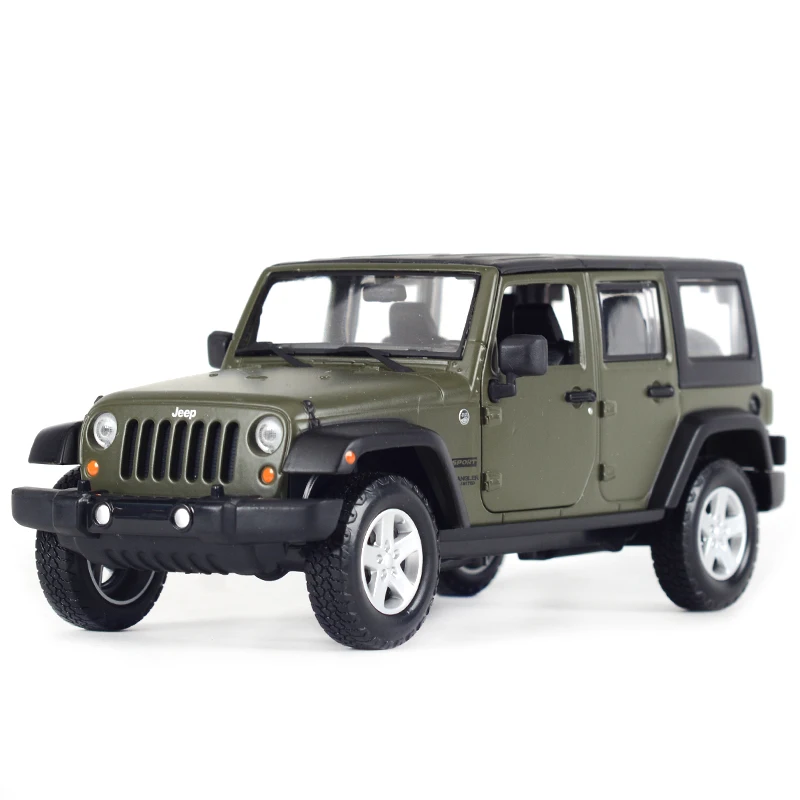 

Maisto 1:24 2015 Jeep Wrangler Unlimited Off-road Vehicle Static Simulation Diecast Alloy Model Car