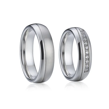 

Custom Designer alliance wedding band couple rings silver color jewelry OSPV1832 (14)