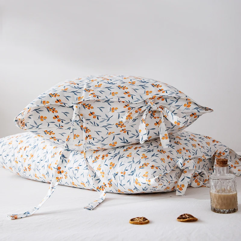 DUNXDECO, постельные принадлежности, декоративная наволочка, чехол в скандинавском стиле, простой стиль, рисунок свежих растений, хлопковая наволочка для подушки, украшение постельного белья