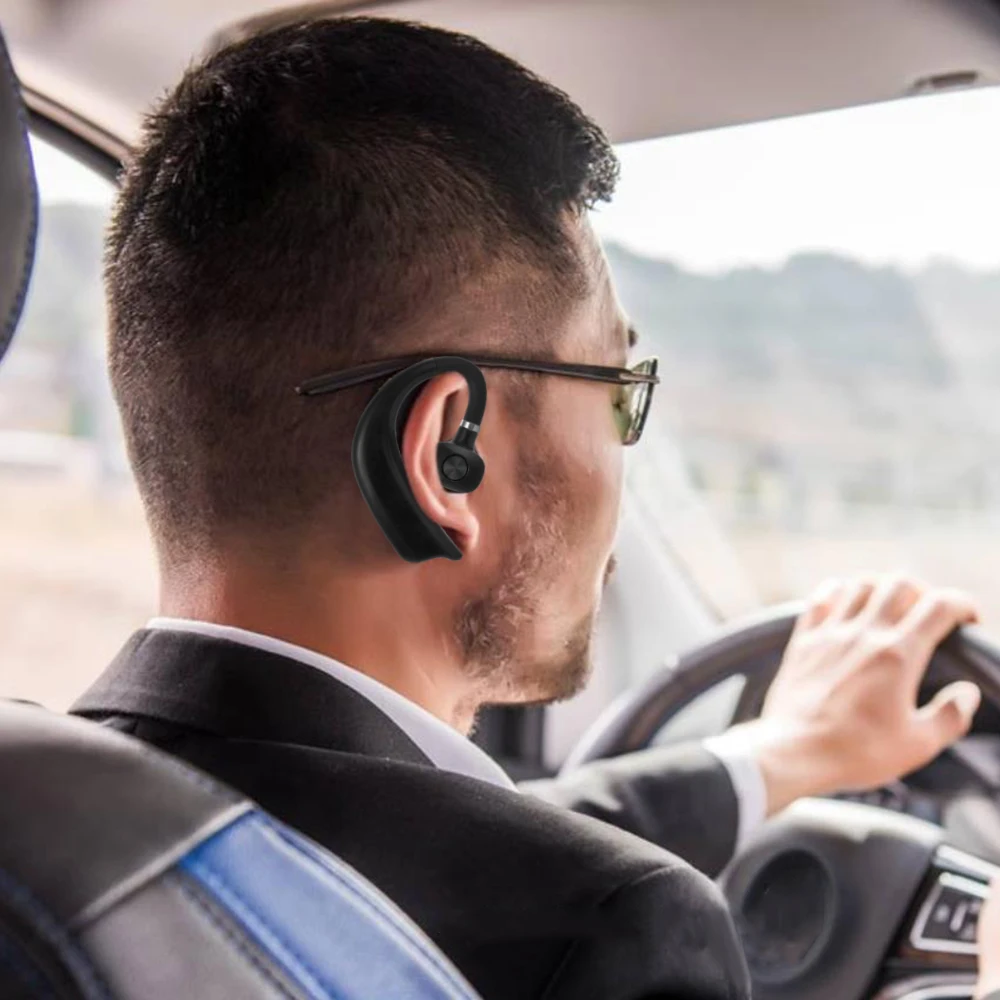 Бизнес Bluetooth 5,0 Беспроводная Спортивная гарнитура Автомобильная гарнитура стерео наушники-вкладыши с микрофоном для iphone Xiaomi huawei samsung