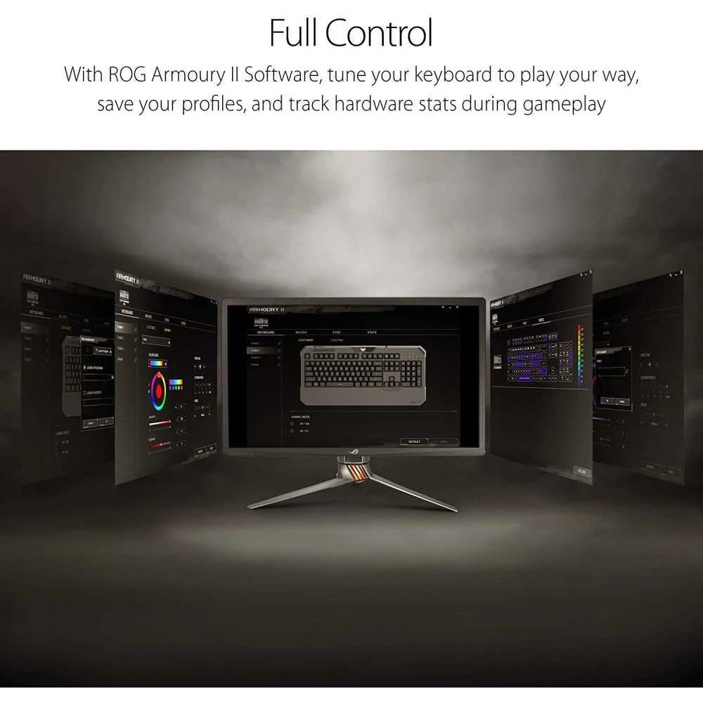 Клавиатура Asus TUF Gaming K5 механическая черный USB Multimedia for gamer LED