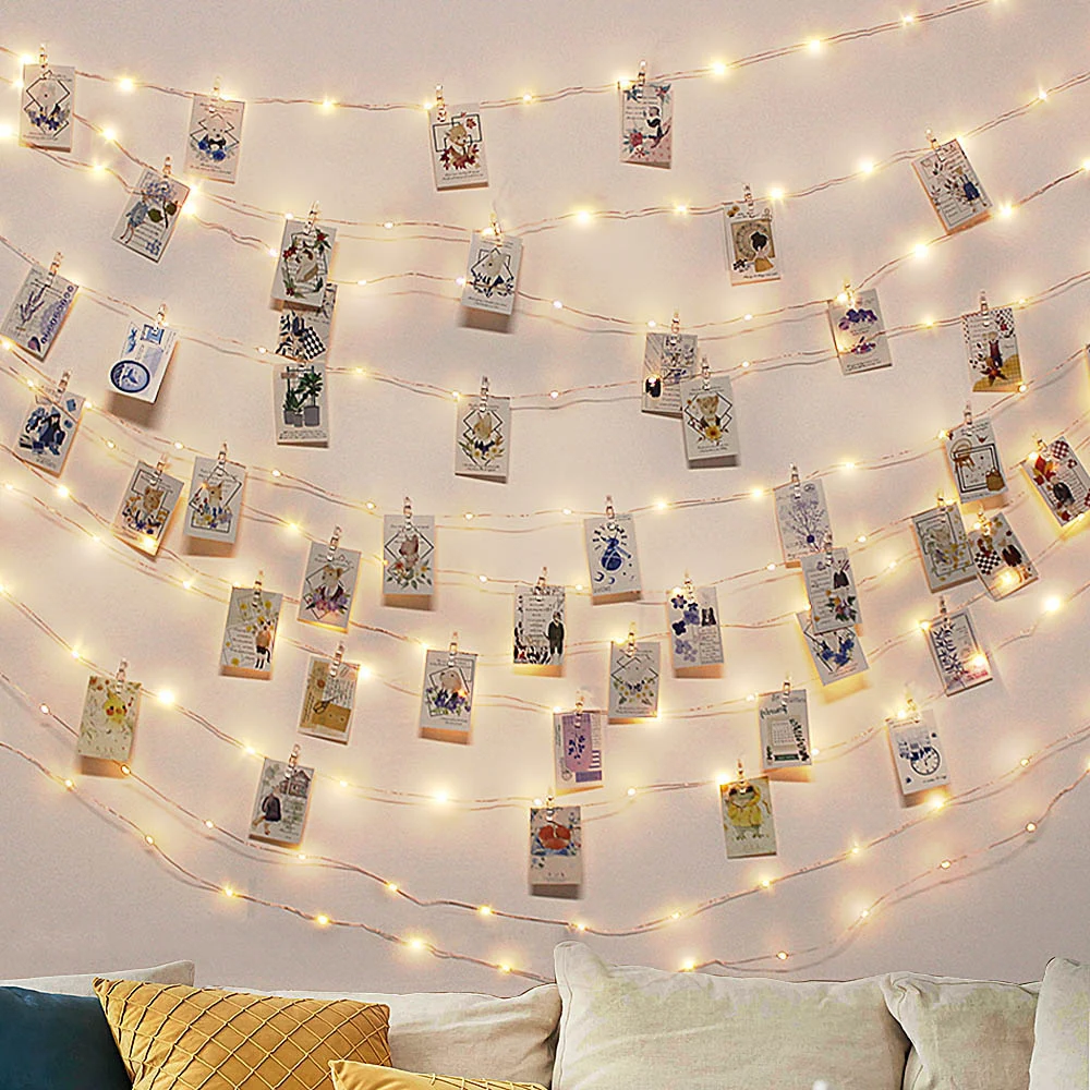 string lights to hang in bedroom