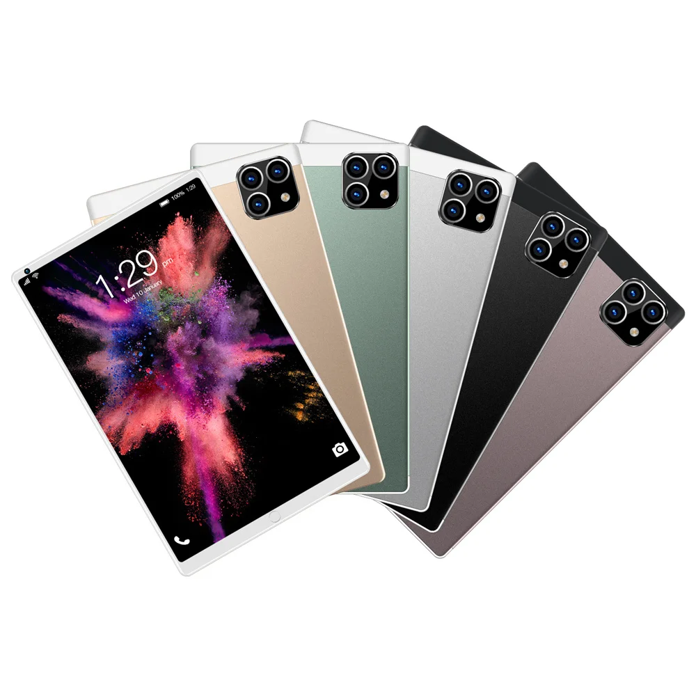 2021 8 Inch Eight-Core 8GB+128GB Arge Android 9.0 Wifi Tablet PC Dual SIM Camera Bluetooth 4G Call Phone Game Smart | Компьютеры и