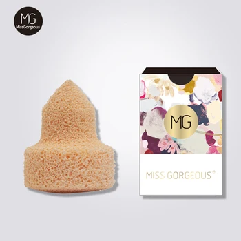 

Miss Gorgeous 1pc Makeup Sponge Conical Shaped Cosmetic Puff Beauty Belleza Foundation Concealer Make Up Sponge Tool Beige Color