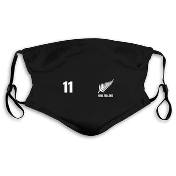 

New Zealand Rugbies Footballer Jersey Slim Fit Men Brand Printed Mouth Mask Women's kid PM2.5