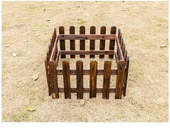 

200cm Modern Creative Chinese Fir Fence Garden Courtyard Antiseptic Solid Wood Outdoor Home Decoration garden fence gardening