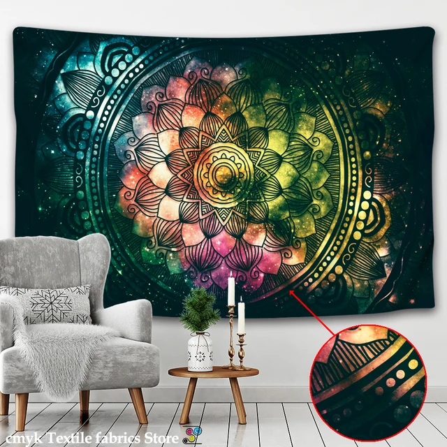 Indian Mandala Bohemian Tapestry Wall Hanging