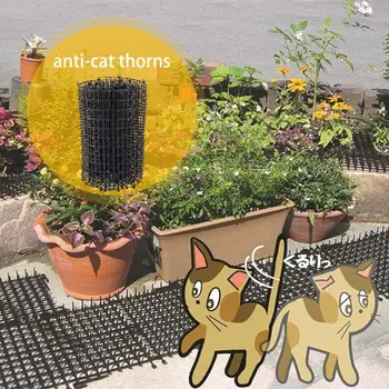 

Plastic Anti Black Cat Thorn Cat Dog Mosquito Repellent Nail Cats Dogs Repellent Mat Anti Cat Green Gardening