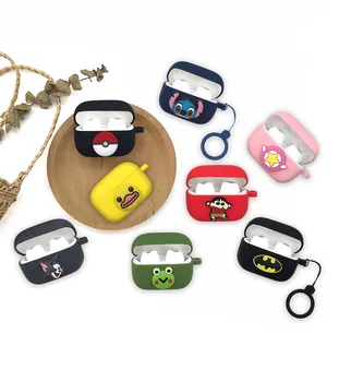 

Cartoon Silicone Case for EDIFIER TWS1 Bluetooth Earbuds Protective Cover Carabiner for EDIFIER TWS1 Charging Box With Strap