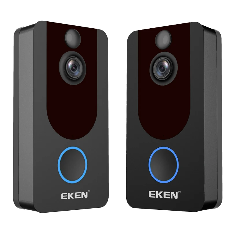 Умный IP 1080P телефон дверной звонок камера для квартиры ИК сигнализация беспроводной безопасности домофон wifi видео дверь от eken V7