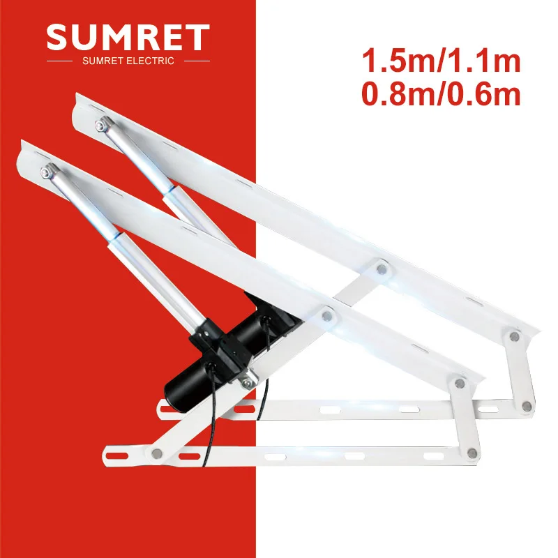 US $148.75 Electric remote control lift bed mechanism heavy furniture Skylight Loft Lightbox wardrobe cirmage ing stick 15m 11m 08m 06