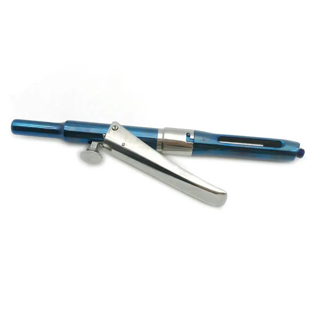 Стоматологическая нержавеющая сталь Intraligamental-syringe-pen-style-aspirating-dental-instruments-1-8ml стоматологические хирургические инструменты - Цвет: Blue