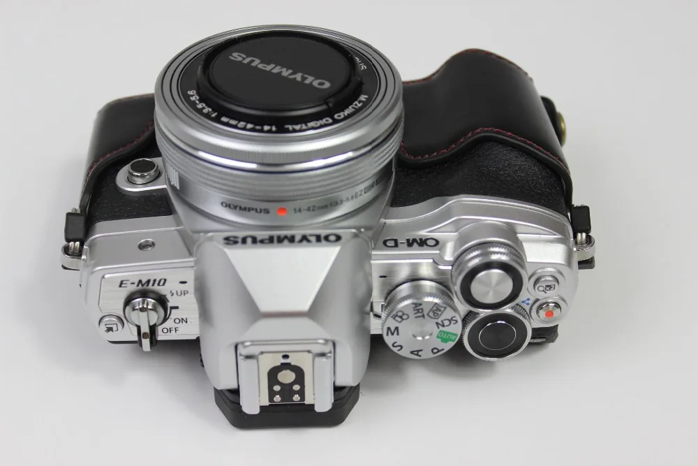 オリンパスomd em10 OM-D E-M10 mark iv 4用puレザーケース,カメラ