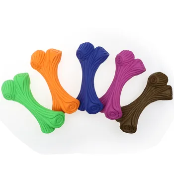 

New Style Pet Toy Dog Bone Molar Rod Chewing Bite-Resistant Rubber Dog Toys Toy Training Dog Toy