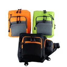 Рыболовная приманка сумка многоцелевая открытая Холщовая Сумка рюкзак для рыболовных снастей Спортивная поясная посылка