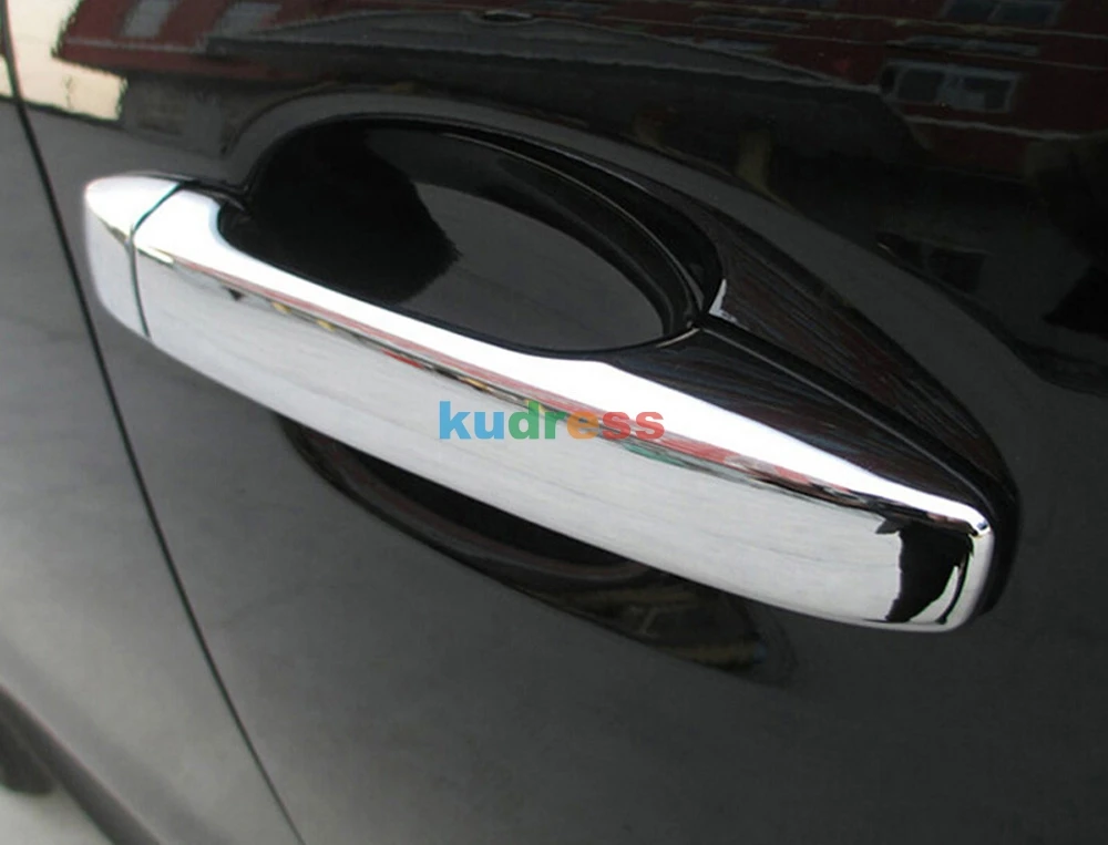 Подходит для Subaru Forester 2009 2010 2011 2012 2013 ABS Chrome Боковая дверь ручки крышки Накладка