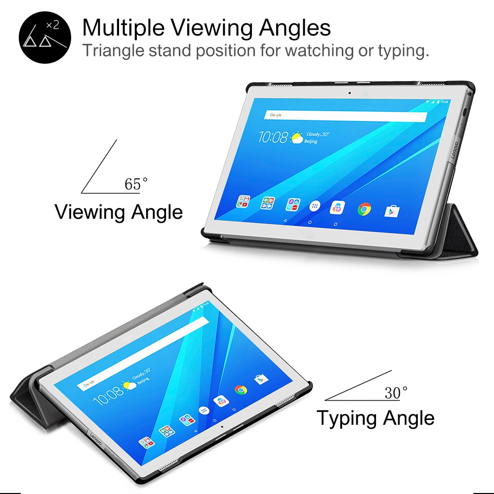 Магнитный чехол для Lenovo TAB 4 10 Женский/F/L планшета Tab Tab4 1 дюйма 2017 Ультратонкий