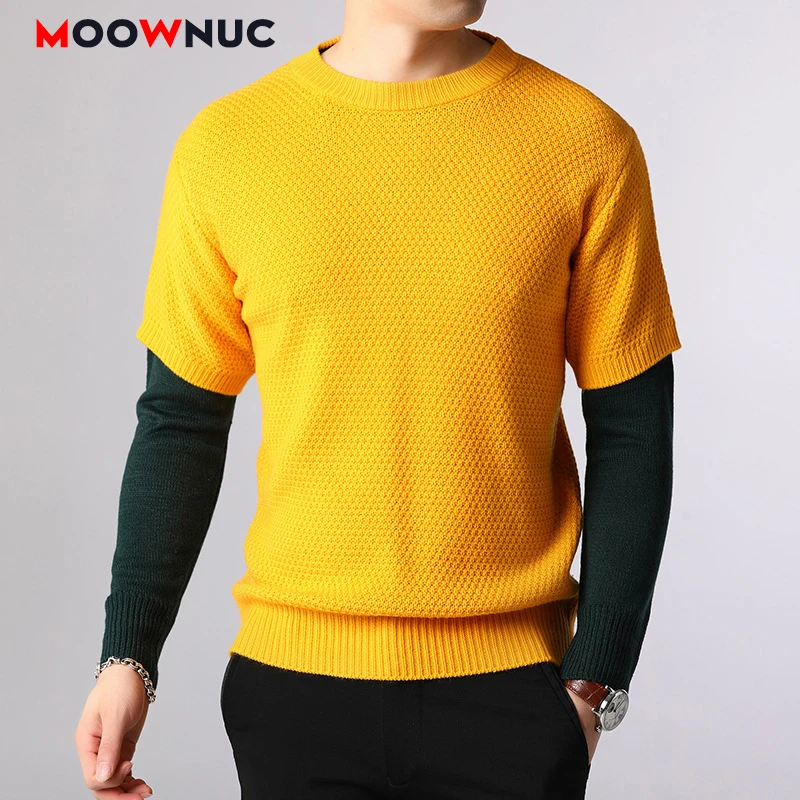 

Sweaters Spring Pullover Smart Casual Fashion Autumn Homme Male Sweaters O-Neck Slim Bottoming Shirt Men's Clothes MOOWNUC MWC