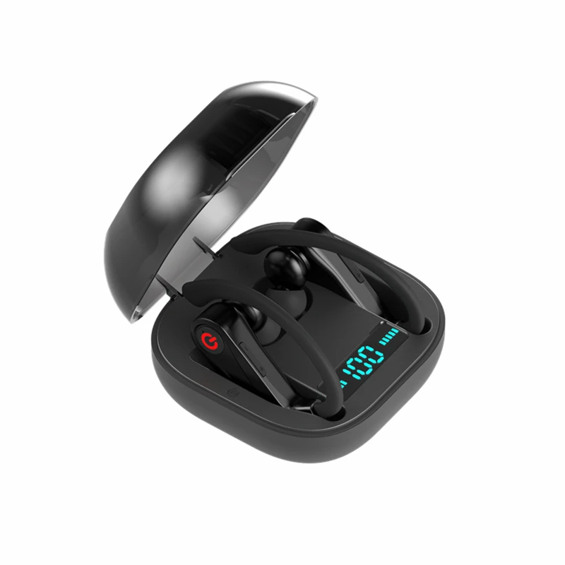 HAAYOT, беспроводные ушные крючки, спортивные наушники TWS Twins, Bluetooth 5,0, наушники, стерео музыка, мощный дисплей, наушники для бега, фитнеса