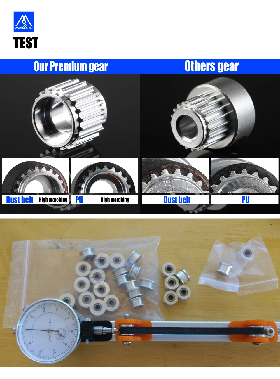 com polia cronometrando para impressora 3d, polia