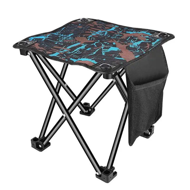 

Folding Fishing Chair Seat Portable Stool Seat For Outdoor Fishing Camping Beach Picnic Painting Accessories w' Pocket