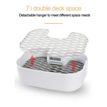

Cloth Disinfection Box Double Layers Portable White Cloth Disinfection Container Container Car Storage Box Stowing Tidying