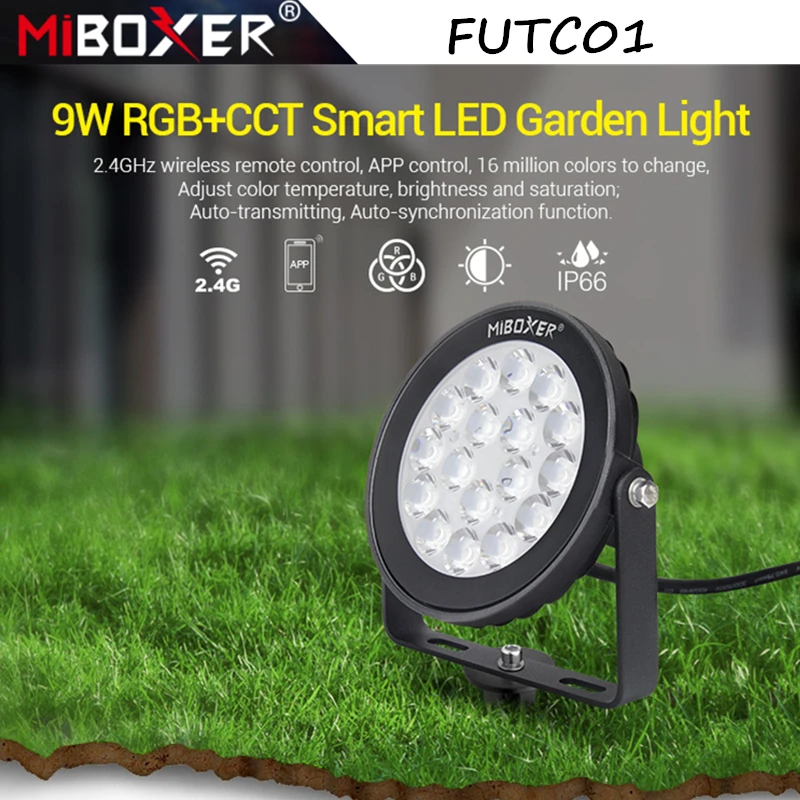 Умный садовый светодиодный светильник Miboxer FUTC01 водонепроницаемый уличный фонарь