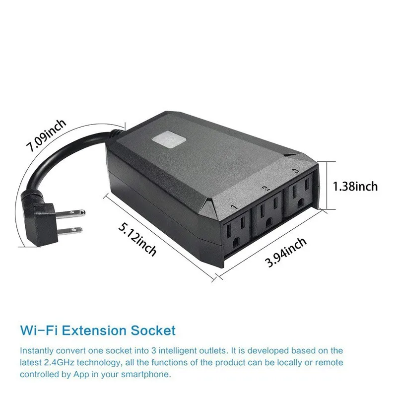 

Outdoor Waterproof Speech Control of Wifi Intelligent Socket