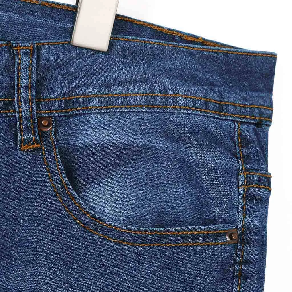 Модные джинсы с эластичной резинкой на талии 2XL-7XL, большие размеры, женские обтягивающие рваные джинсы для женщин, узкие брюки, брюки, джинсы для мам, Mujer