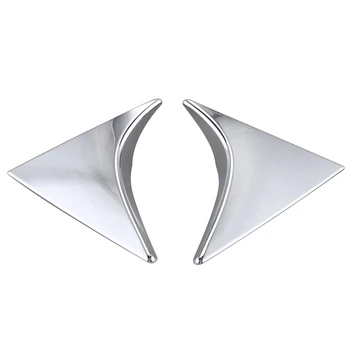 

for Hyundai Tucson 2016-2018 Chrome Rear Window Spoiler Cover Side Triple-cornered Trim Pillar Posts Garnish Bezel