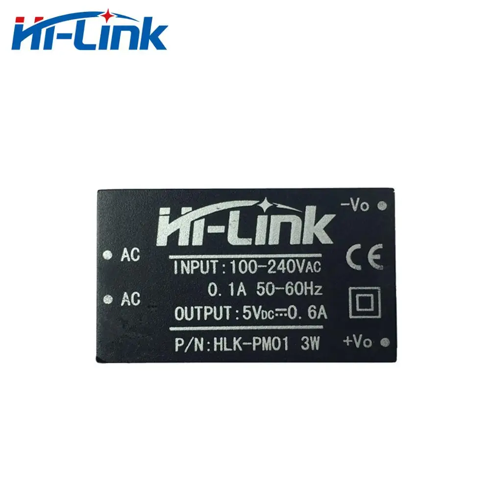 Бесплатная доставка оригинальный Hi Link AC DC 5V 3W мини 220 В изолированный