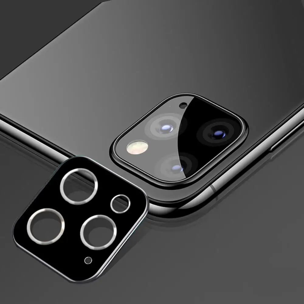 For iphone 11 ProMax Металлический защитный чехол для объектива мобильного телефона для iPhone 11 Pro Max для iPhone 11, защита для объективов камеры, бампер, кольцо, чехол на заднюю панель - Цвет: For iphone 11 ProMax