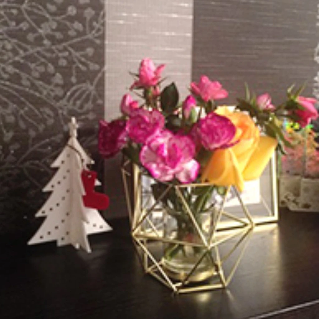 Nordic Style 3D Geometric Candle Holder Wedding Tea Light Holder Centerpiece