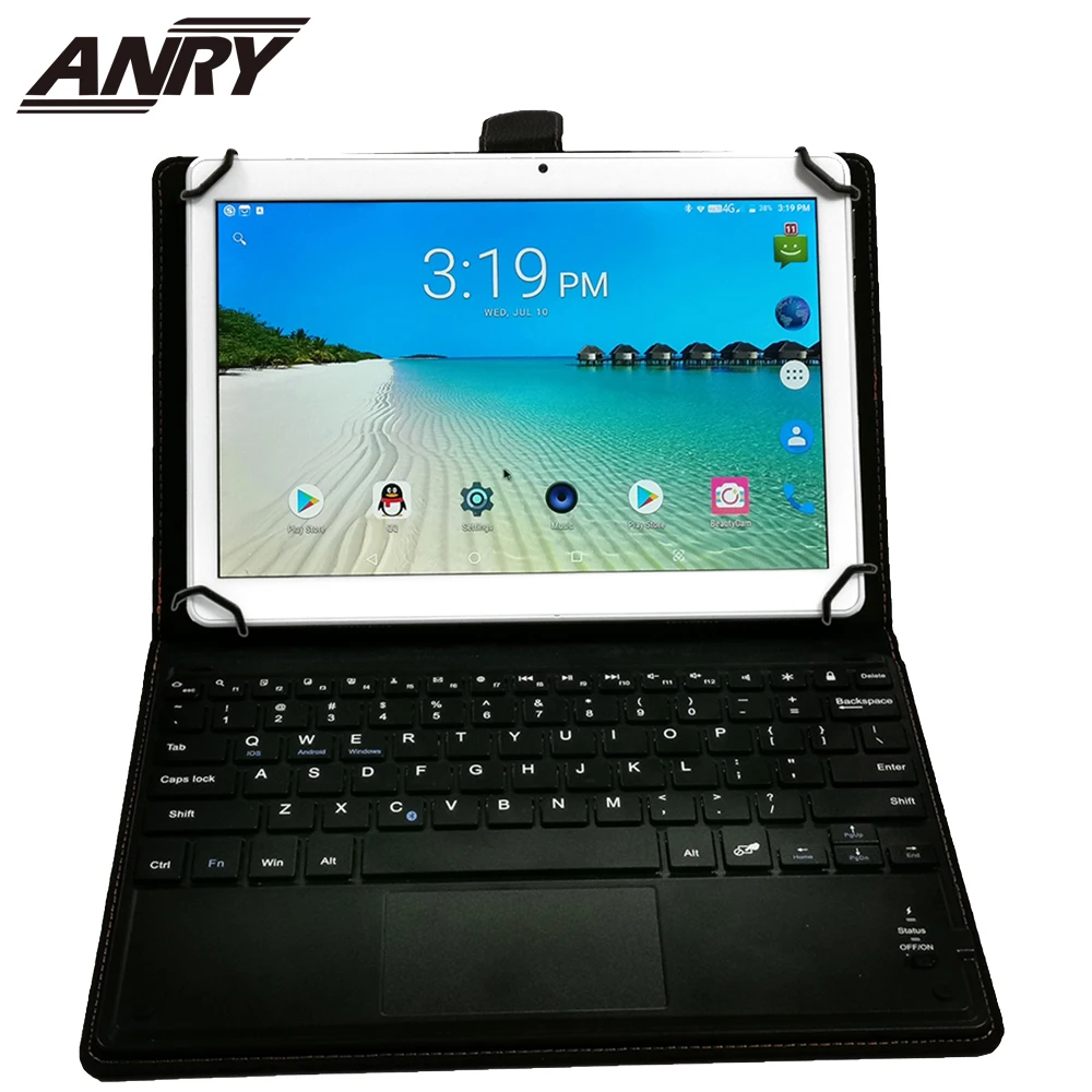 

ANRY 10.1 Inch 4 Core 2G+32G Android 8.1 Tablet PC SIM Dual Camera MTK6737 4G WiFi GPS Bluetooth Call Phone Tablet