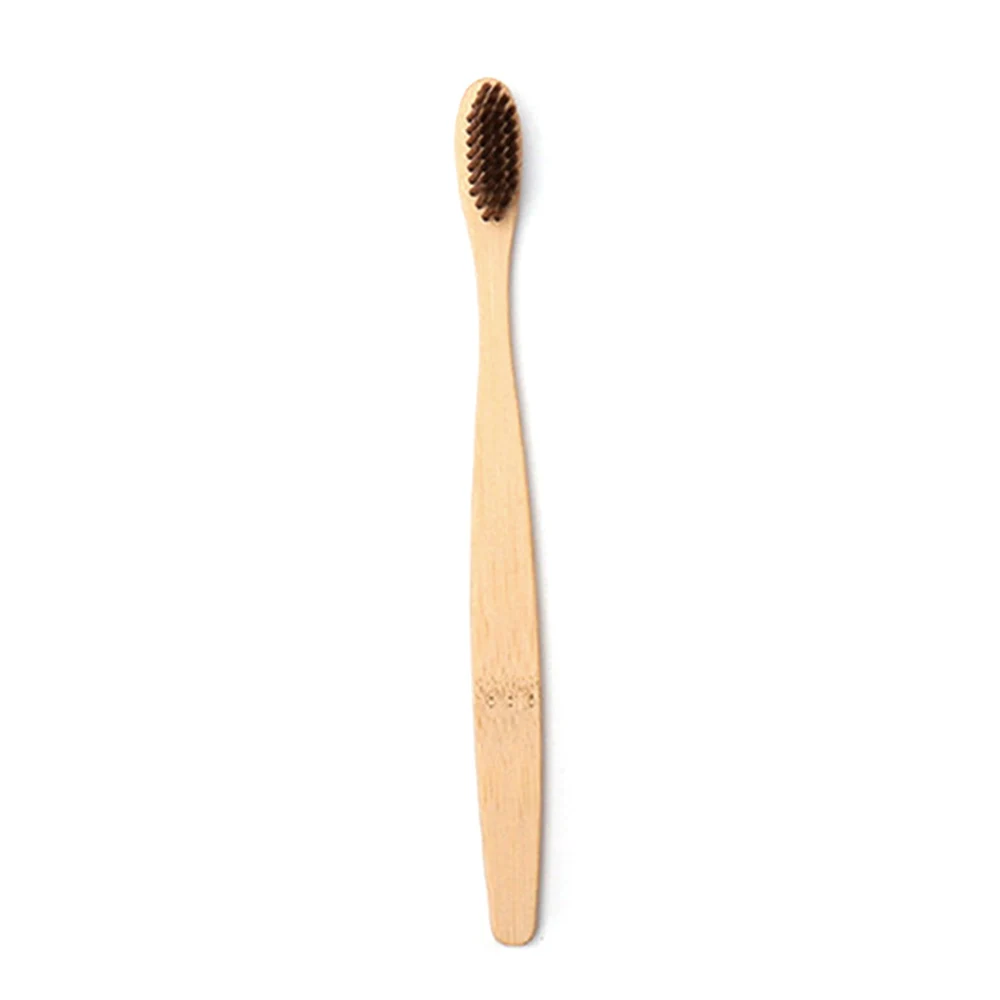 Зубная щетка из натурального бамбука мягкая щетина биоразлагаемая Экологичная зубная щётка для мужчин и женщин уход за полостью рта бамбуковая зубная щетка - Цвет: 1