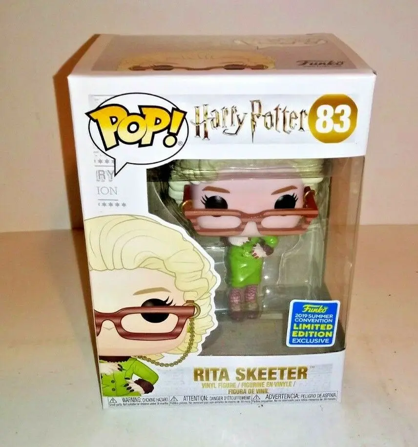 

2019 SDCC Exclusive Funko pop Official Harry Potter - Rita Skeeter with Quil Vinyl Figure Collectible Model Toy In Box