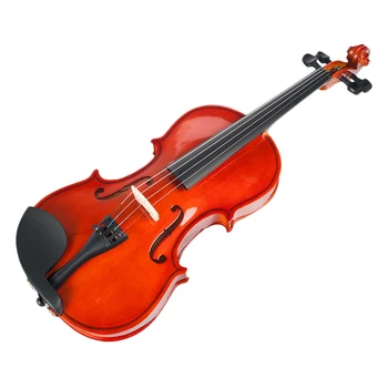 

Solid Wood 1/8 Violin Set for Kid Students, Portable Small Bowed Instrument