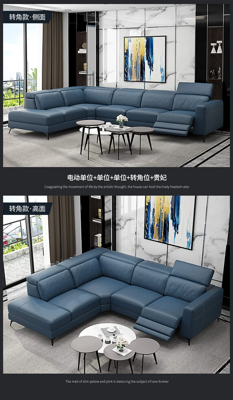 Угловой диван L образной формы для гостиной кресло с откидывающейся спинкой