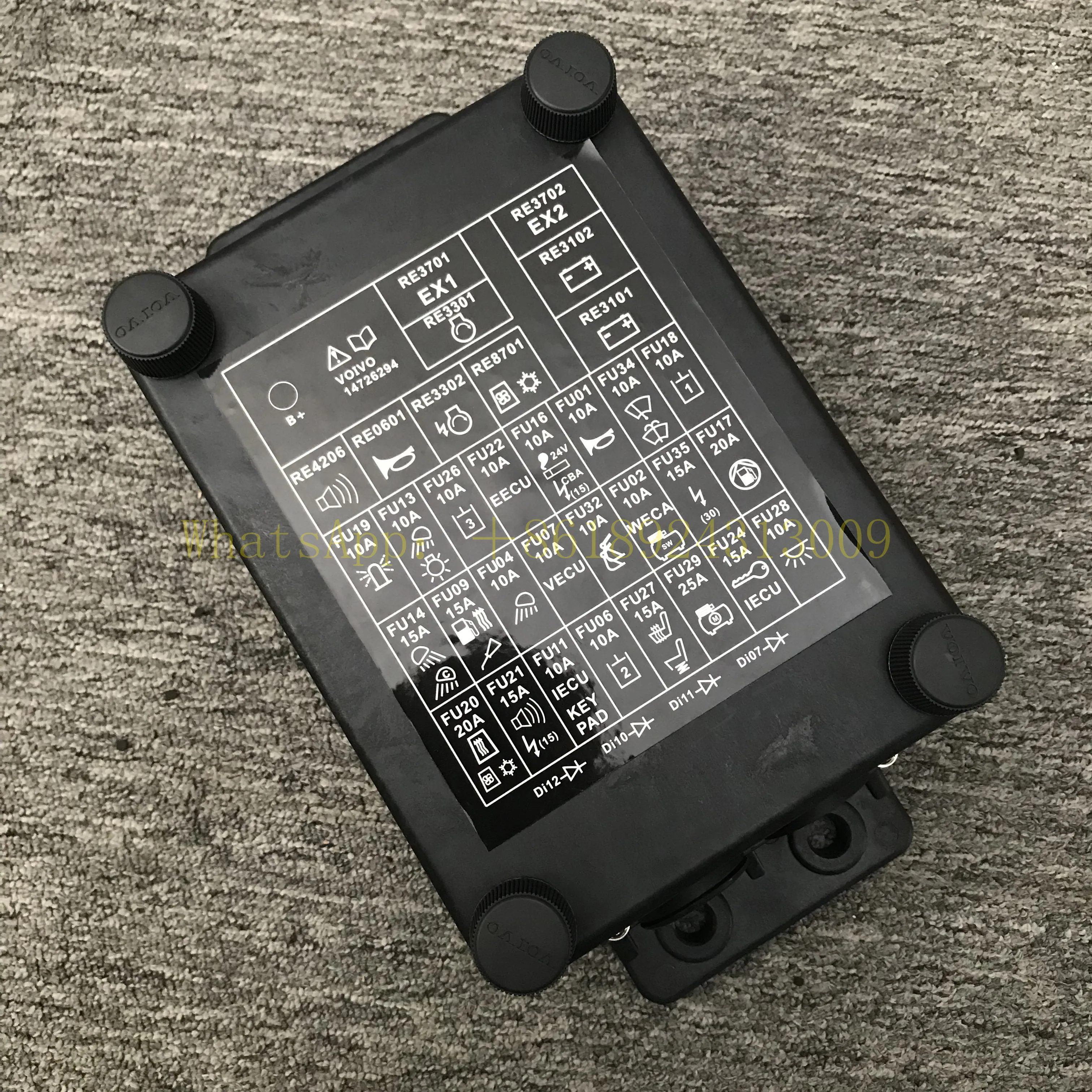 

147262955 подходит для Экскаватора Volvo EC480D/блок предохранителей двигателя D8K, контроллер безопасности