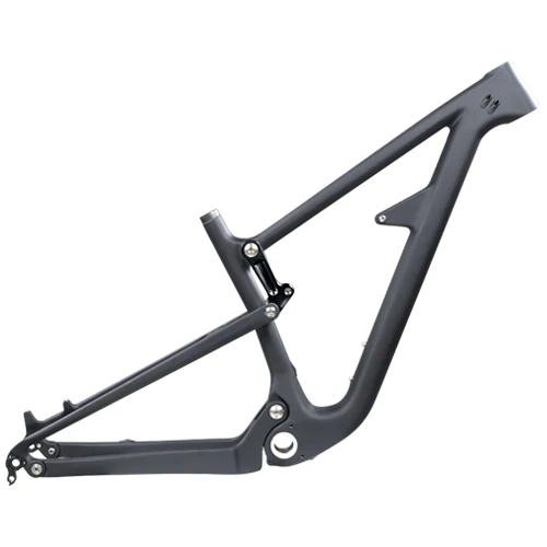 Full Suspension Carbon mtb All Mountain Bikes Frame 29er S/M/L/XL Bike Bicycle Frame AM 29er 142/148*12mm Cycling Carbon Frame - Цвет: no logo black