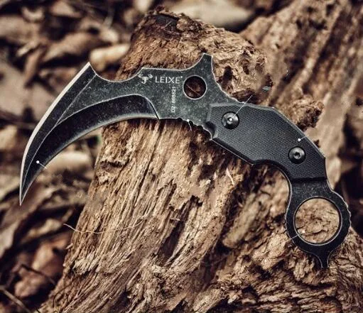 Гром Stinger D2 стальной Тактический Karambit коготь нож с фиксированным лезвием охотничий складной аварийный карманный нож сувенирные ножи A1507