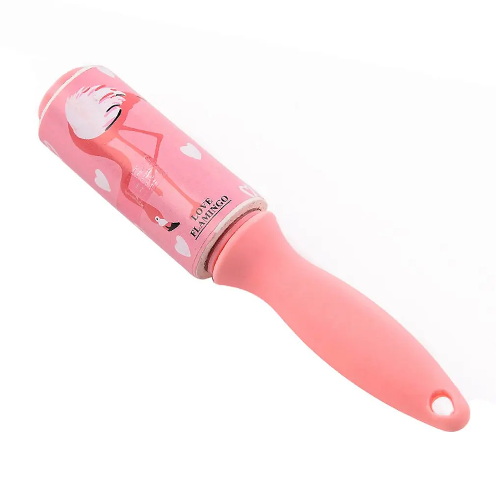 Cute Cartoon Portable Sticky Dust Hair Removal Carpet Cleaning Brush Fluff Cleaner Peeling Wool Picker Lint Roller | Дом и сад