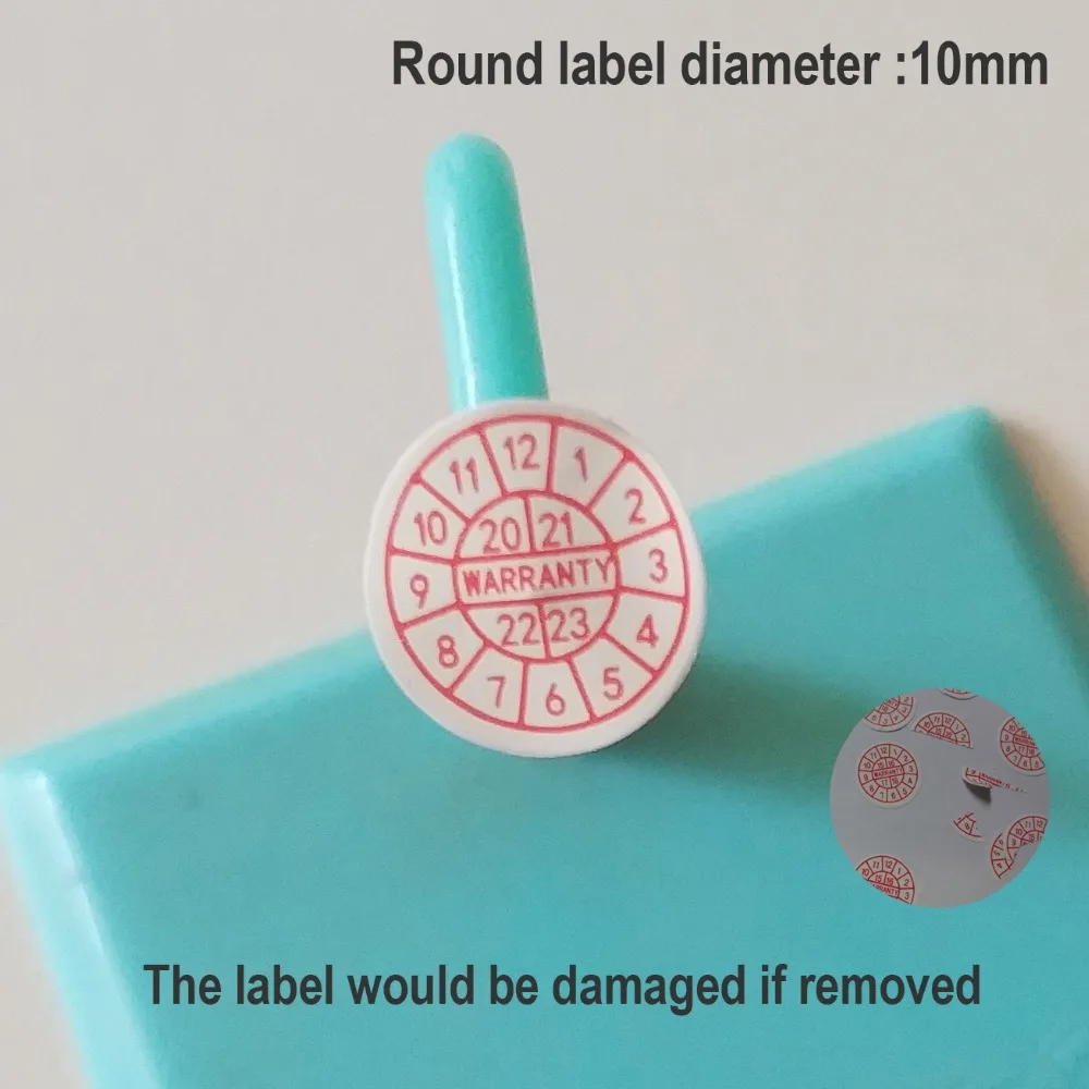 10mm new friable paper label