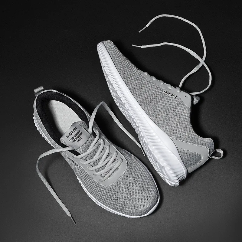 

Hot New Mesh Men Shoes Summer Flats Light Soft Breathable Casual Shoes Sneakers Tenis Masculino Adulto Big Size 39-48