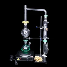 

500ml Essential Oil Glass Distillation Apparatus Rose Essential Oil Purification Glassware Apparatus